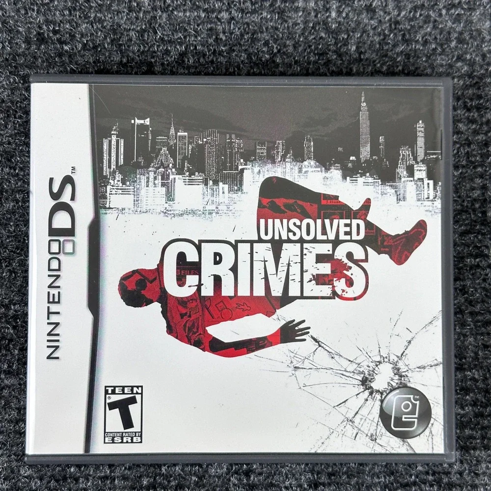 Unsolved Crimes Nintendo DS‎ Complete CIB Mystery Detective Investigation Game